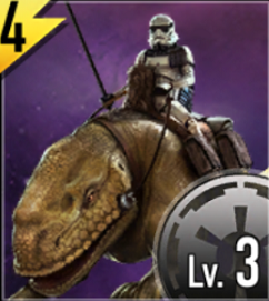 Star Wars Force Arena Dewback Trooper Icon