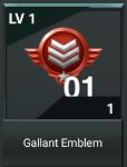 World War Rising Gallant Emblem
